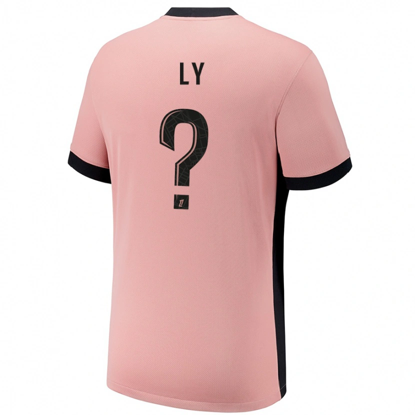 Danxen Men Elijah Ly #0 Rust Pink Third Jersey 2024/25 T-Shirt