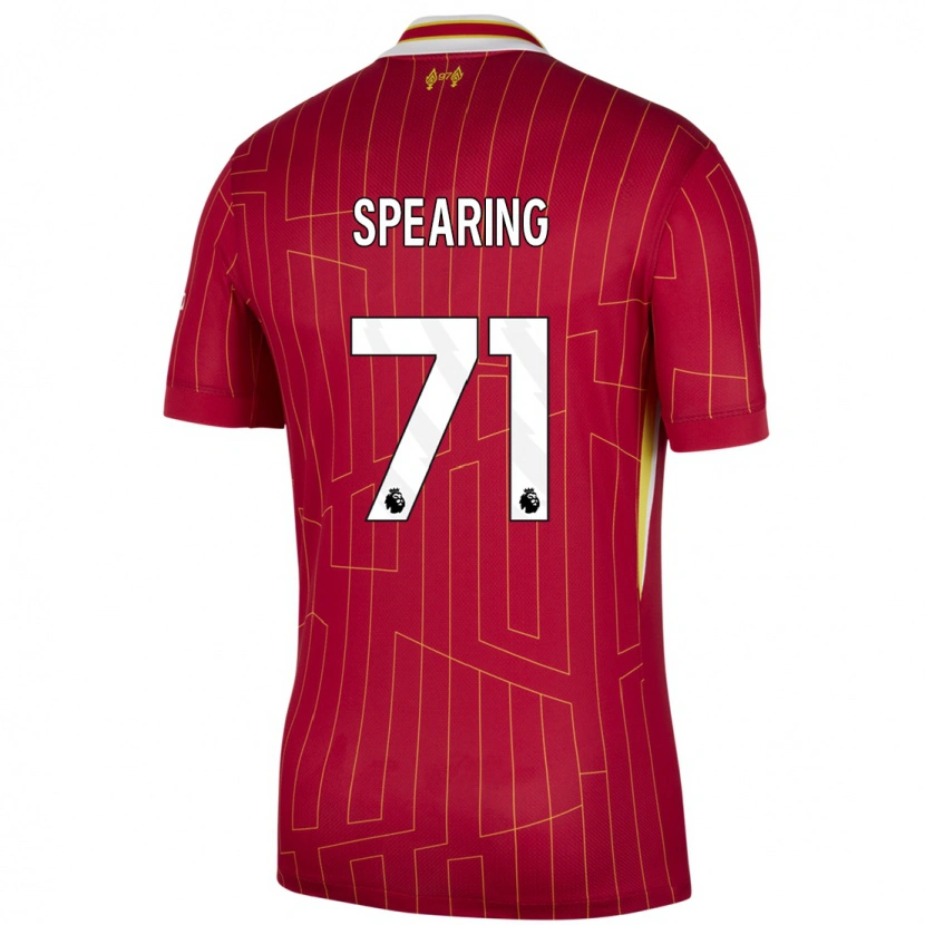 Danxen Women Jay Spearing #71 Red Yellow White Home Jersey 2024/25 T-Shirt