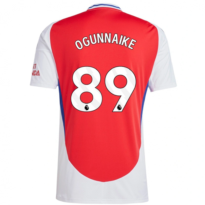 Danxen Women Josh Ogunnaike #89 Red White Home Jersey 2024/25 T-Shirt