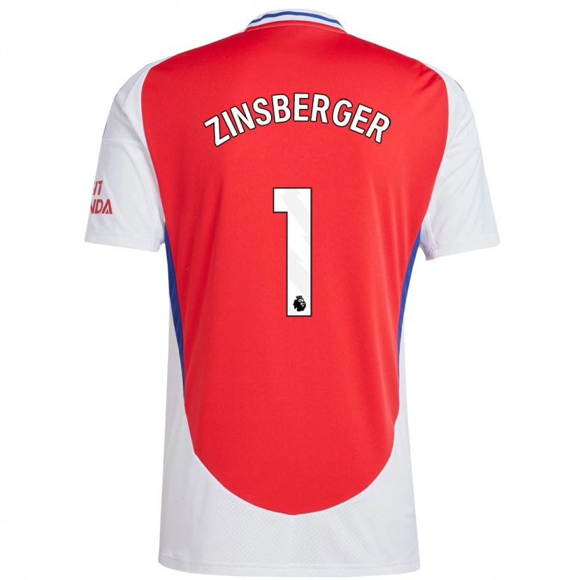 Danxen Women Manuela Zinsberger #1 Red White Home Jersey 2024/25 T-Shirt