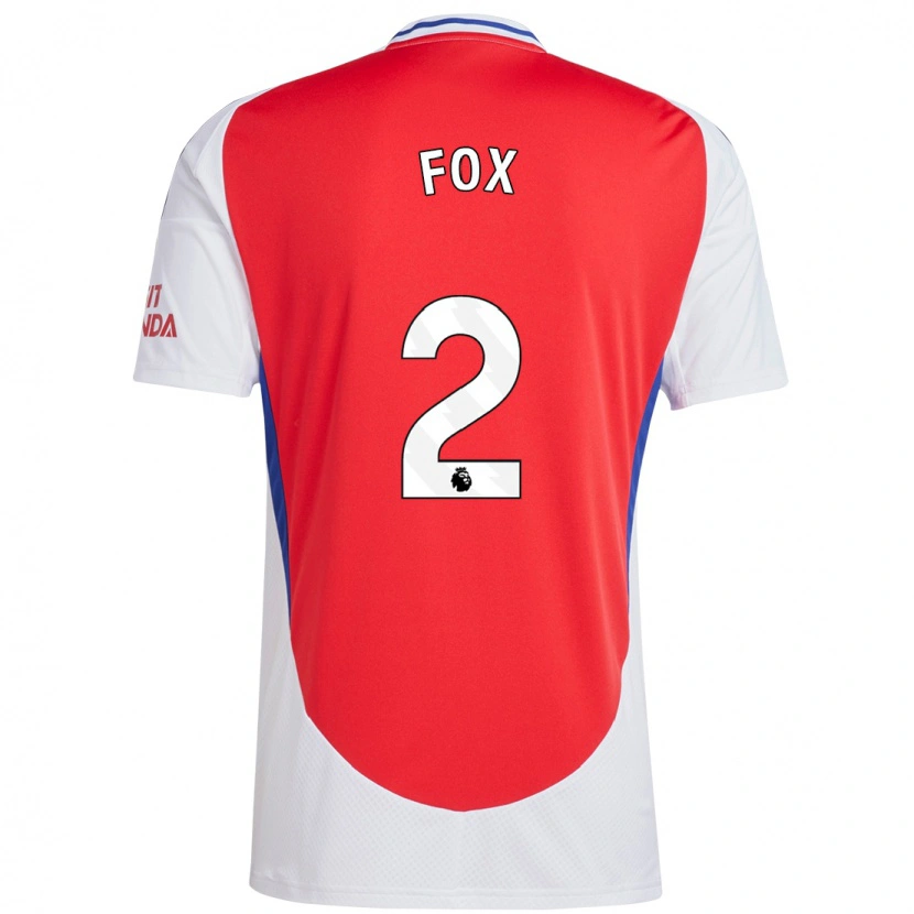 Danxen Women Emily Fox #2 Red White Home Jersey 2024/25 T-Shirt