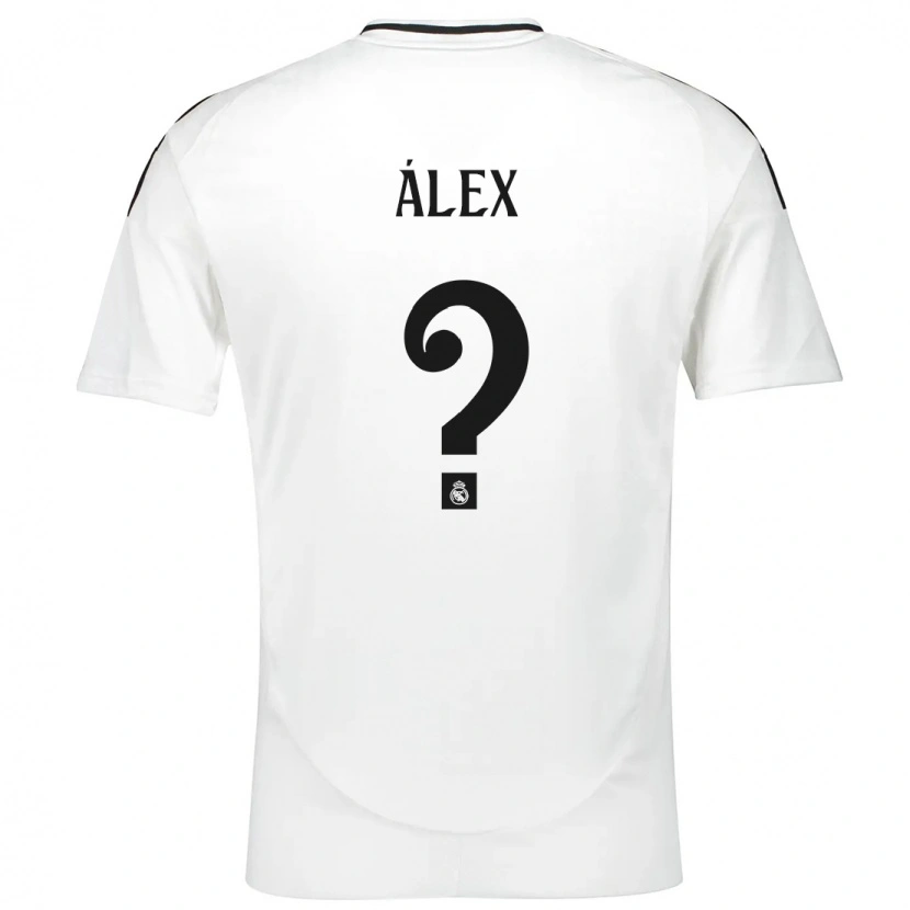 Danxen Women Álex Pérez #0 White Home Jersey 2024/25 T-Shirt