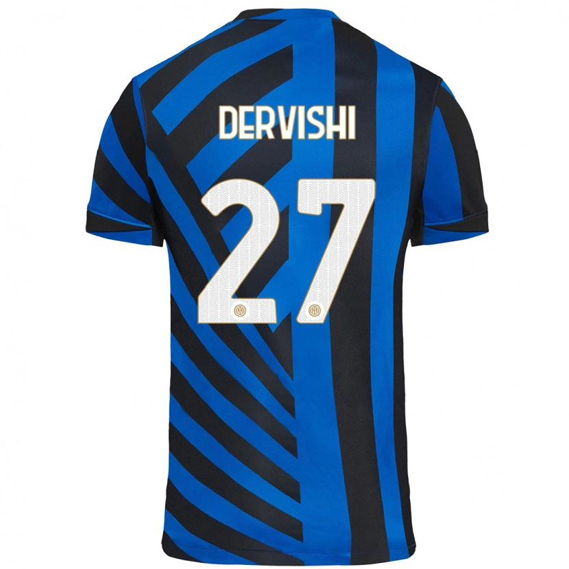 Danxen Women Kristian Dervishi #27 Blue Black Home Jersey 2024/25 T-Shirt