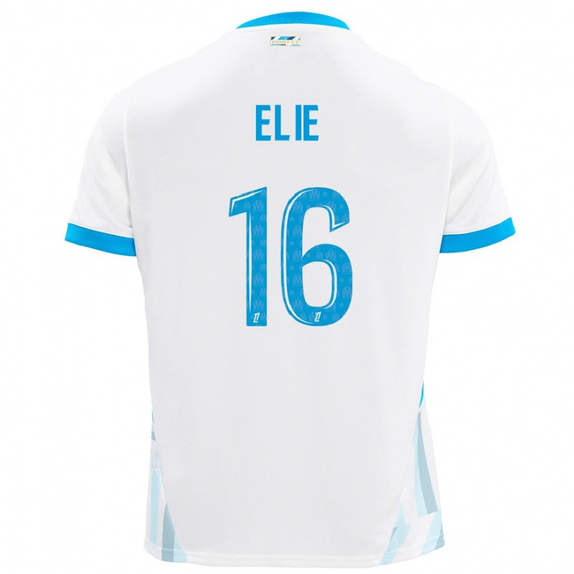 Danxen Women Anaïs Elie #16 White Sky Blue Home Jersey 2024/25 T-Shirt