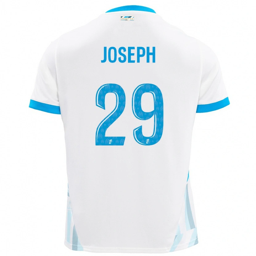 Danxen Women Darlina Joseph #29 White Sky Blue Home Jersey 2024/25 T-Shirt