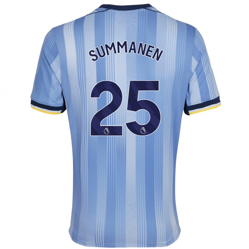 Danxen Women Eveliina Summanen #25 Light Blue Away Jersey 2024/25 T-Shirt