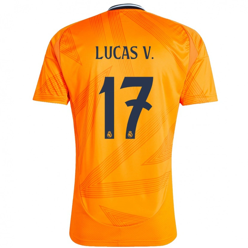 Danxen Women Lucas Vázquez #17 Orange Away Jersey 2024/25 T-Shirt