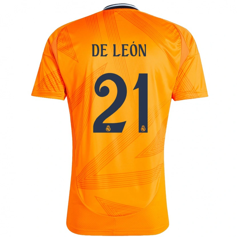 Danxen Women Jeremy De León #21 Orange Away Jersey 2024/25 T-Shirt