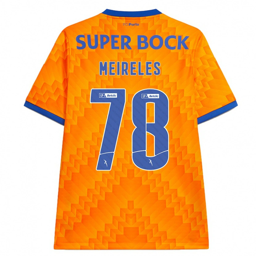 Danxen Women Jorge Meireles #78 Orange Away Jersey 2024/25 T-Shirt