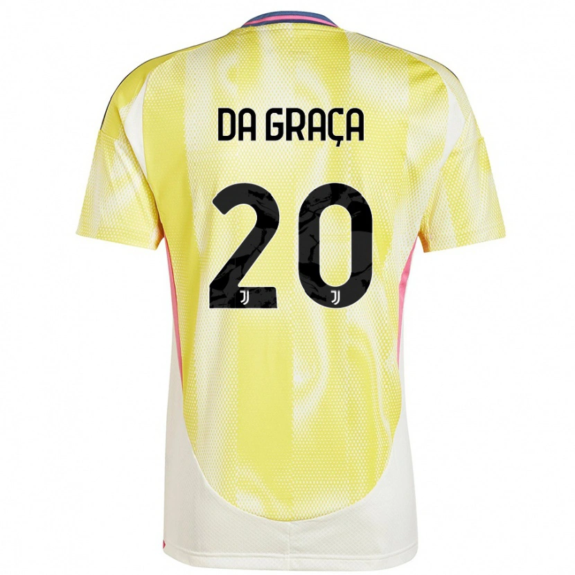 Danxen Women Cosimo Da Graça #20 Solar Yellow Away Jersey 2024/25 T-Shirt