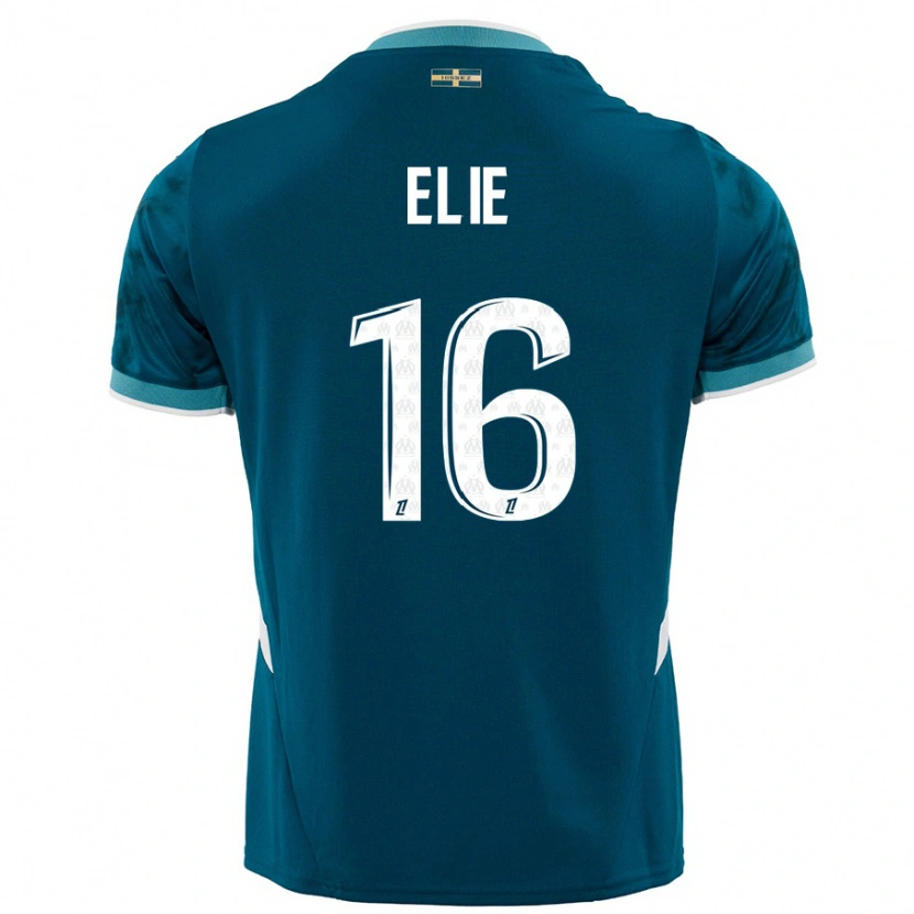 Danxen Women Anaïs Elie #16 Turquoise Blue Away Jersey 2024/25 T-Shirt