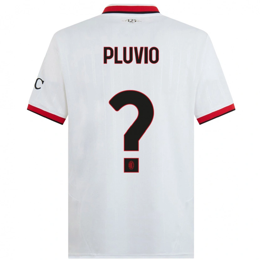 Danxen Women Nicholas Pluvio #0 White Black Red Away Jersey 2024/25 T-Shirt