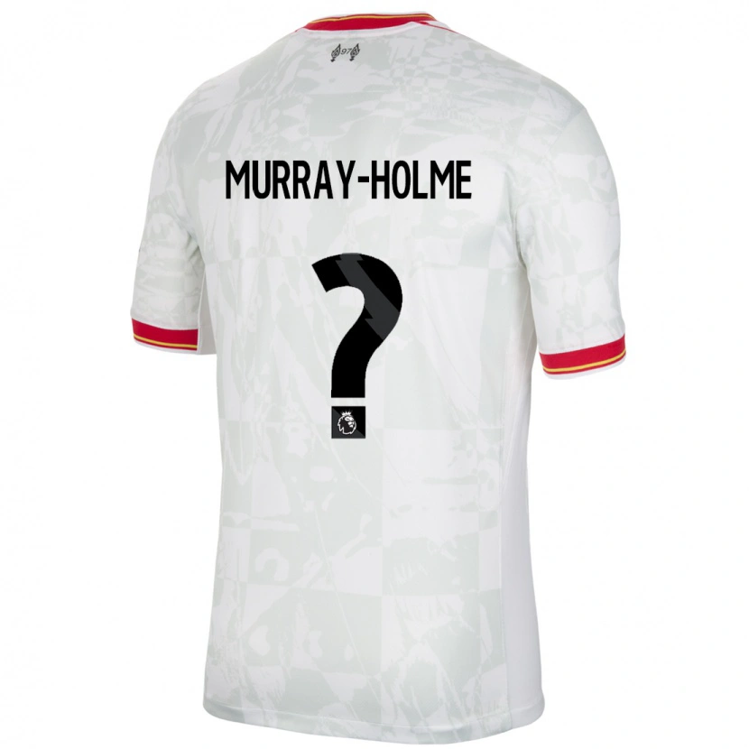 Danxen Women Hadyn Murray-Holme #0 White Red Black Third Jersey 2024/25 T-Shirt