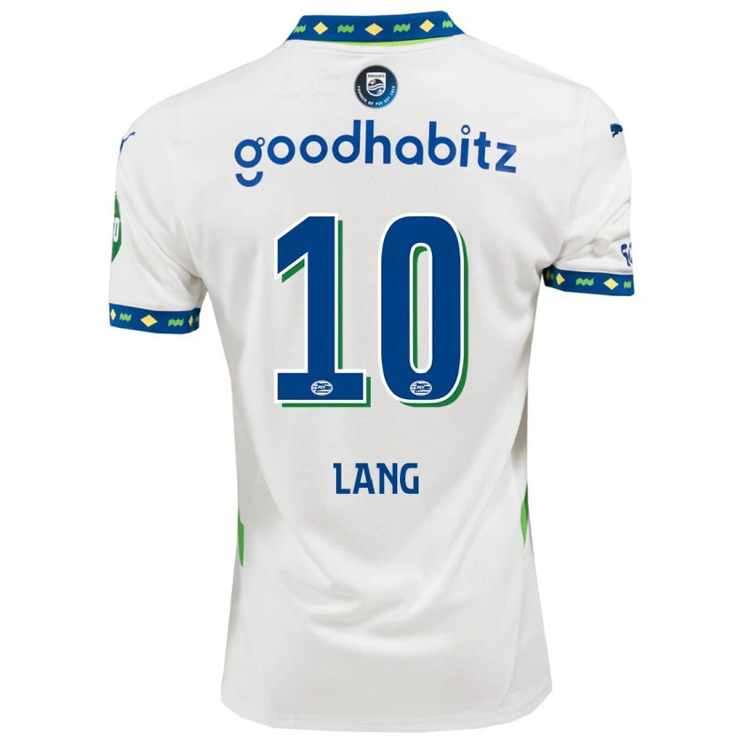 Danxen Women Noa Lang #10 White Dark Blue Third Jersey 2024/25 T-Shirt