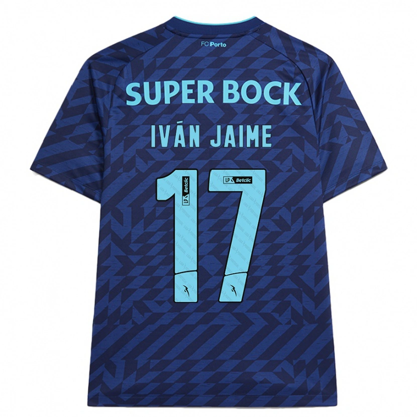 Danxen Women Iván Jaime #17 Navy Blue Third Jersey 2024/25 T-Shirt