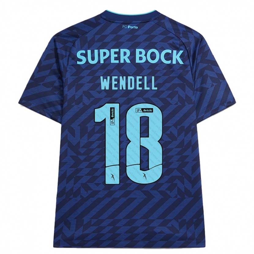 Danxen Women Wendell #18 Navy Blue Third Jersey 2024/25 T-Shirt