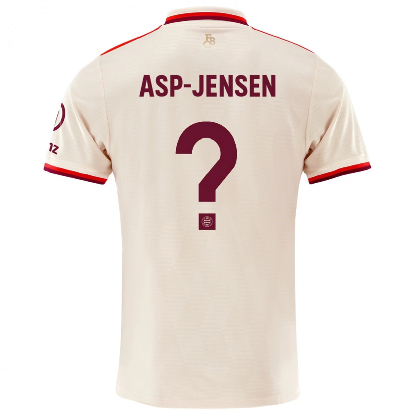 Danxen Women Jonathan Asp-Jensen #0 Linen Third Jersey 2024/25 T-Shirt