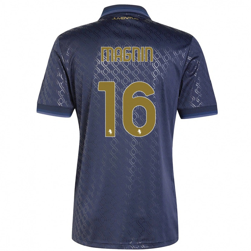 Danxen Women Pauline Peyraud-Magnin #16 Navy Blue Third Jersey 2024/25 T-Shirt