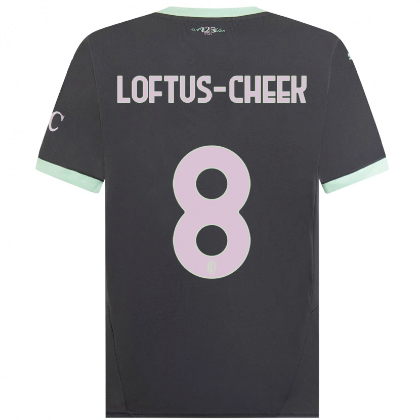 Danxen Women Ruben Loftus-Cheek #8 Grey Third Jersey 2024/25 T-Shirt