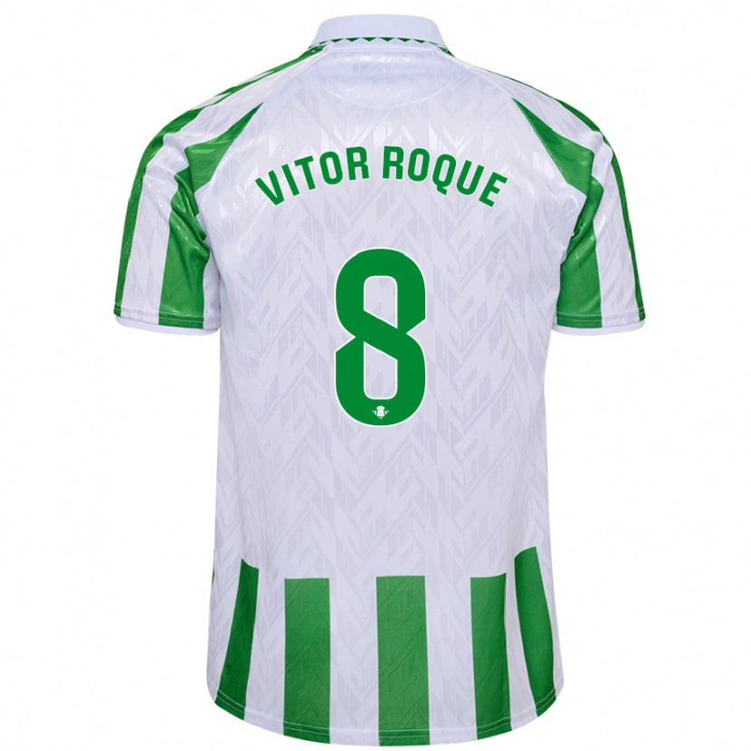 Danxen Kid Vitor Roque #8 Blue Red Home Jersey 2024/25 T-Shirt