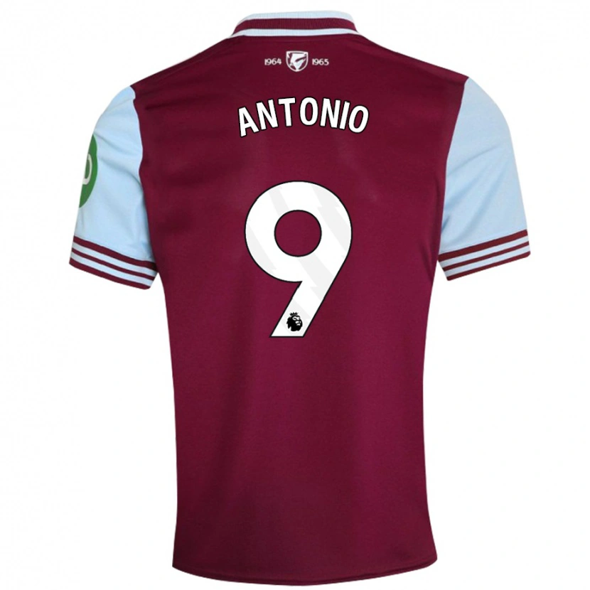 Danxen Kid Michail Antonio #9 Dark Red Home Jersey 2024/25 T-Shirt