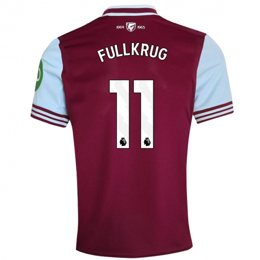 Danxen Kid Niclas Füllkrug #11 Dark Red Home Jersey 2024/25 T-Shirt