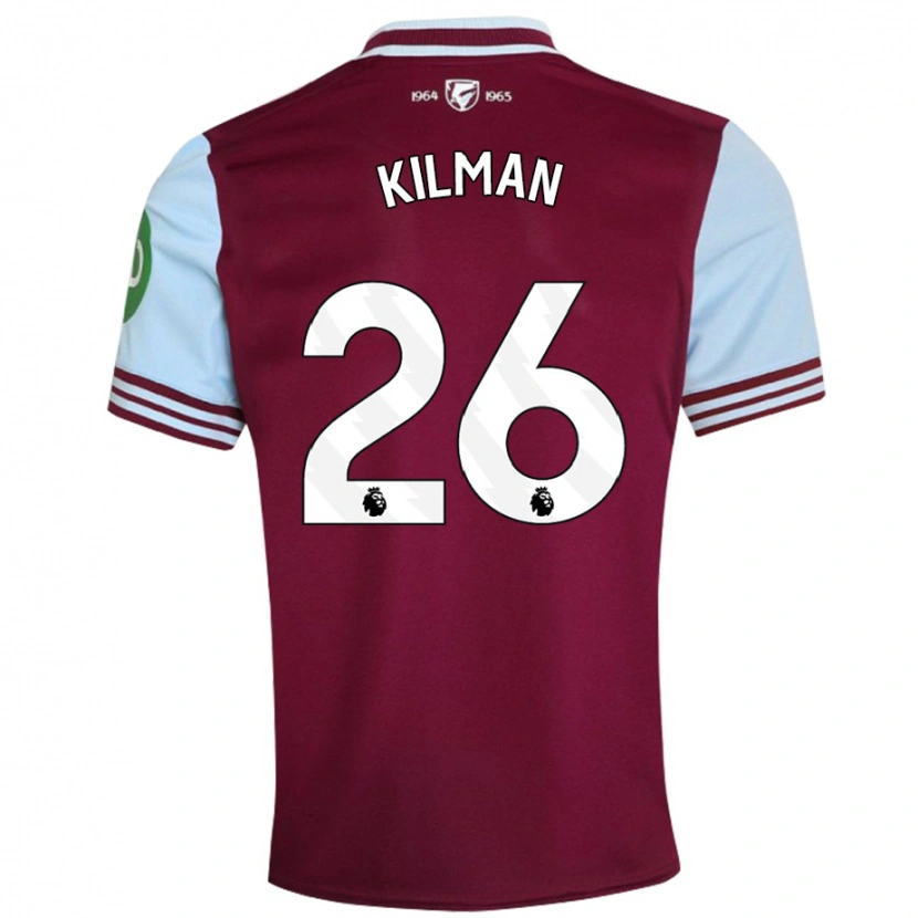 Danxen Kid Max Kilman #26 Dark Red Home Jersey 2024/25 T-Shirt