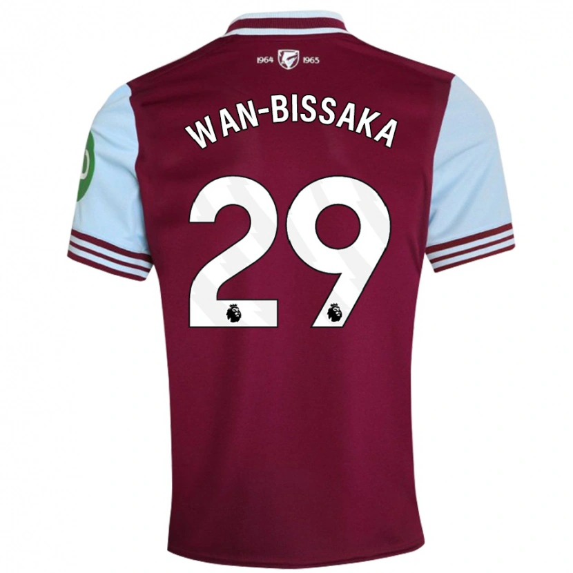 Danxen Kid Aaron Wan-Bissaka #29 Dark Red Home Jersey 2024/25 T-Shirt