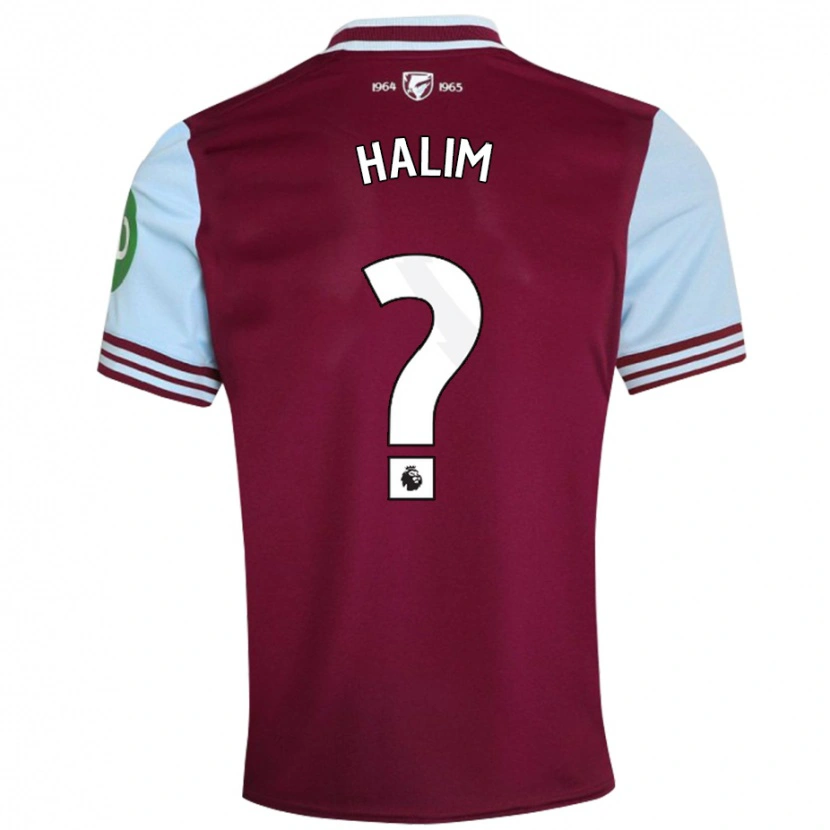 Danxen Kid Mehmet Halim #0 Dark Red Home Jersey 2024/25 T-Shirt