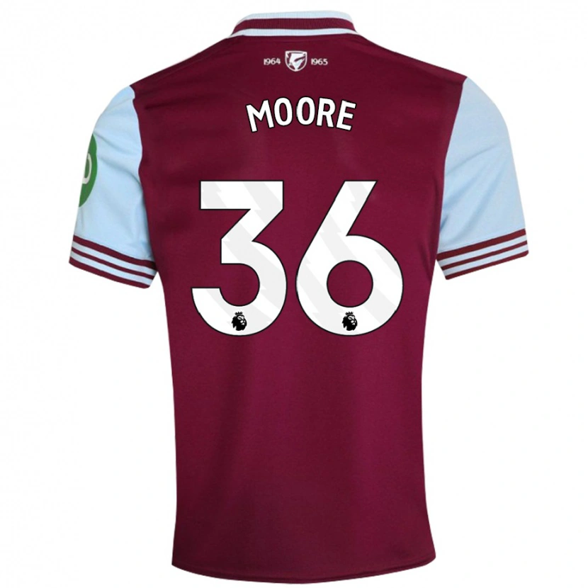 Danxen Kid Sean Moore #36 Dark Red Home Jersey 2024/25 T-Shirt