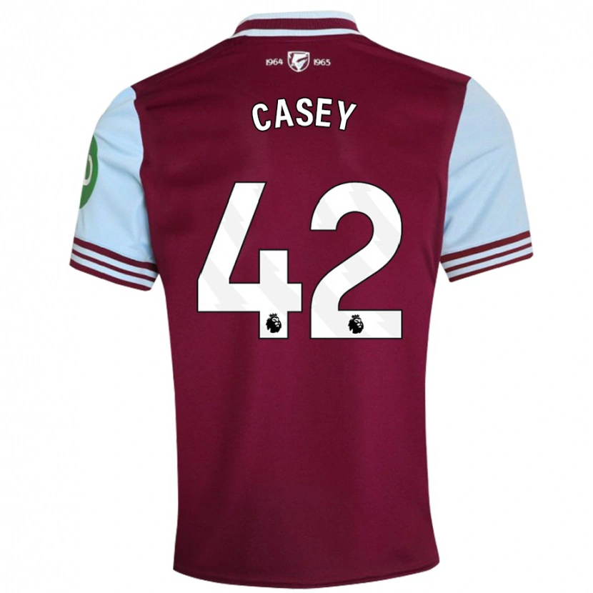 Danxen Kid Kaelan Casey #42 Dark Red Home Jersey 2024/25 T-Shirt