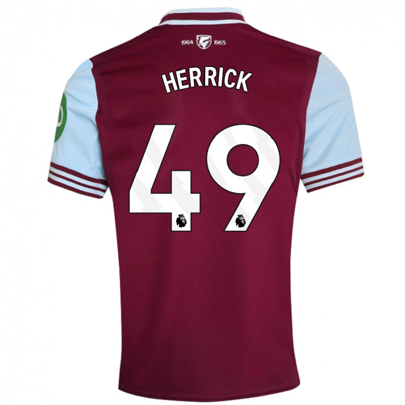 Danxen Kid Finlay Herrick #49 Dark Red Home Jersey 2024/25 T-Shirt