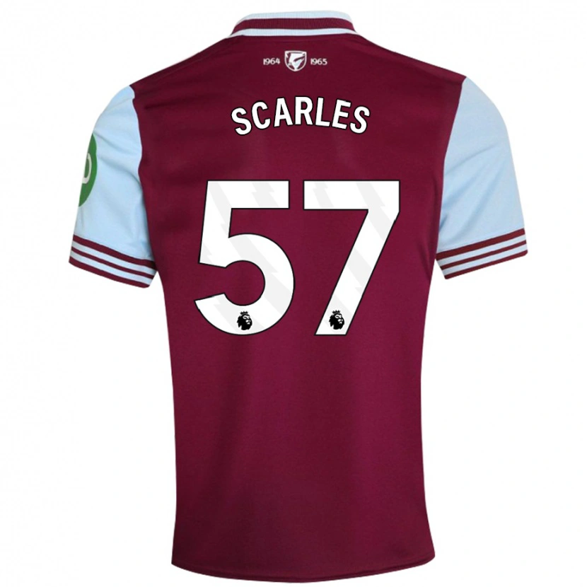 Danxen Kid Oliver Scarles #57 Dark Red Home Jersey 2024/25 T-Shirt