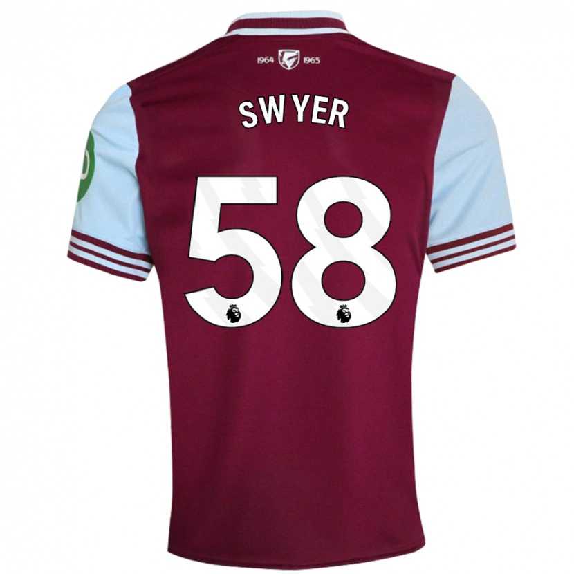 Danxen Kid Kamarai Swyer #58 Dark Red Home Jersey 2024/25 T-Shirt