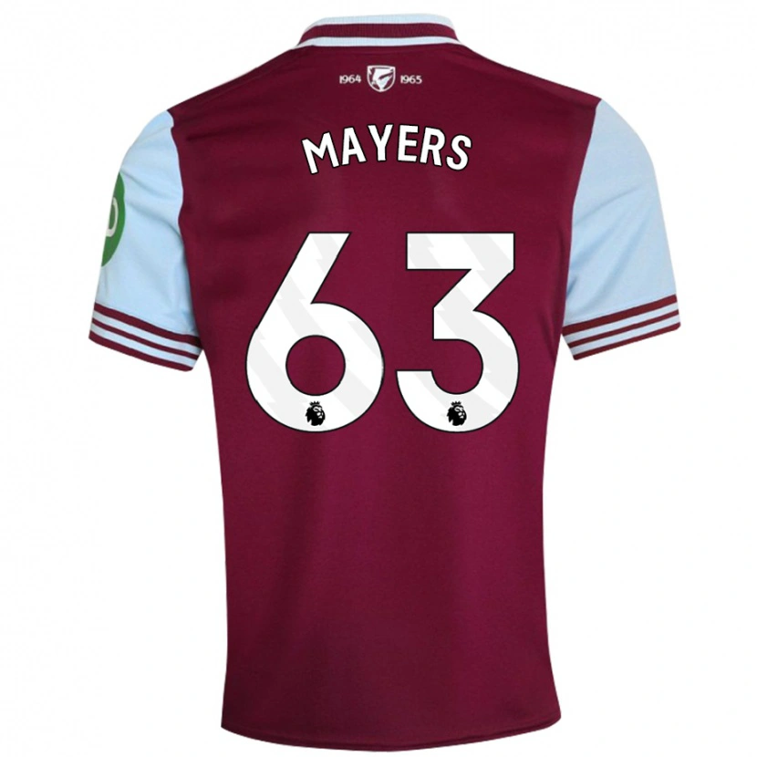 Danxen Kid Ezra Mayers #63 Dark Red Home Jersey 2024/25 T-Shirt