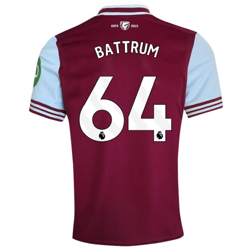 Danxen Kid Ryan Battrum #64 Dark Red Home Jersey 2024/25 T-Shirt