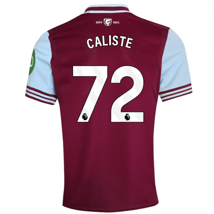 Danxen Kid Gabriel Caliste #72 Dark Red Home Jersey 2024/25 T-Shirt