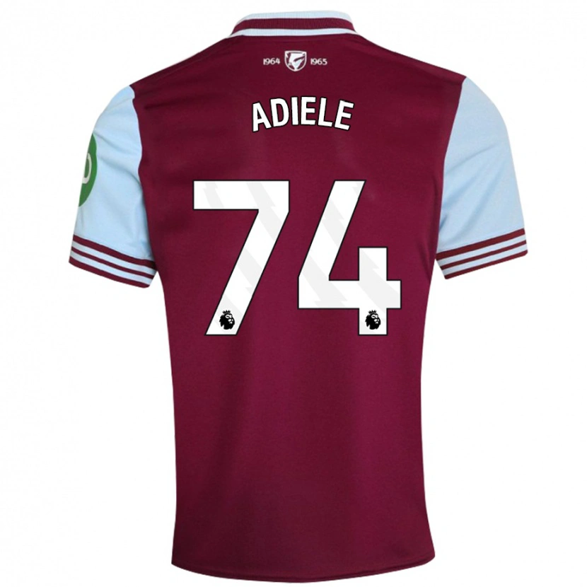 Danxen Kid Emeka Adiele #74 Dark Red Home Jersey 2024/25 T-Shirt