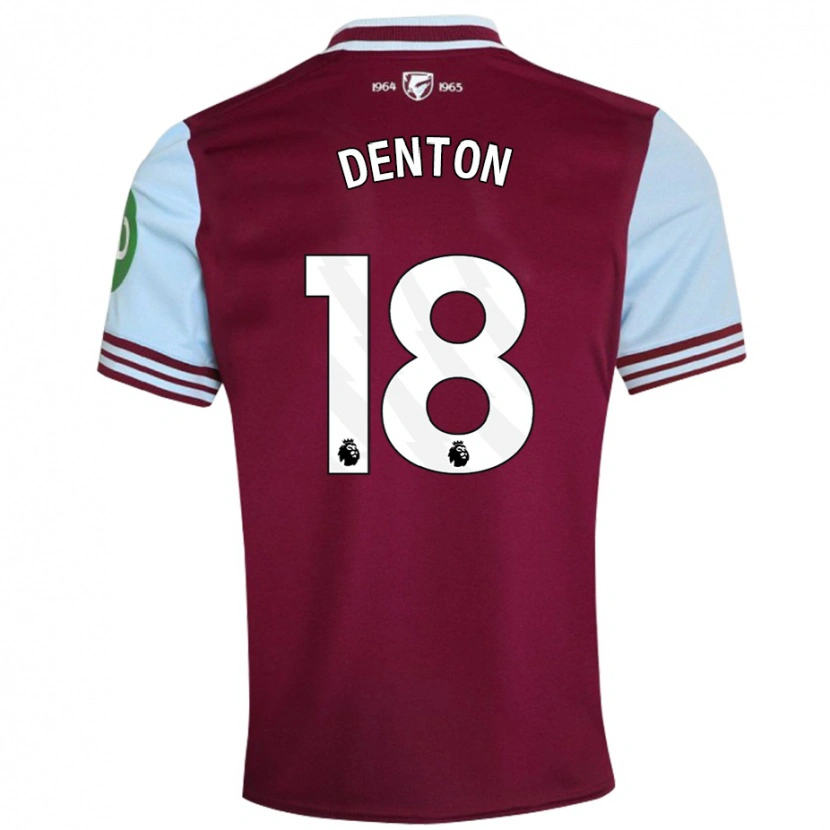 Danxen Kid Anouk Denton #18 Dark Red Home Jersey 2024/25 T-Shirt