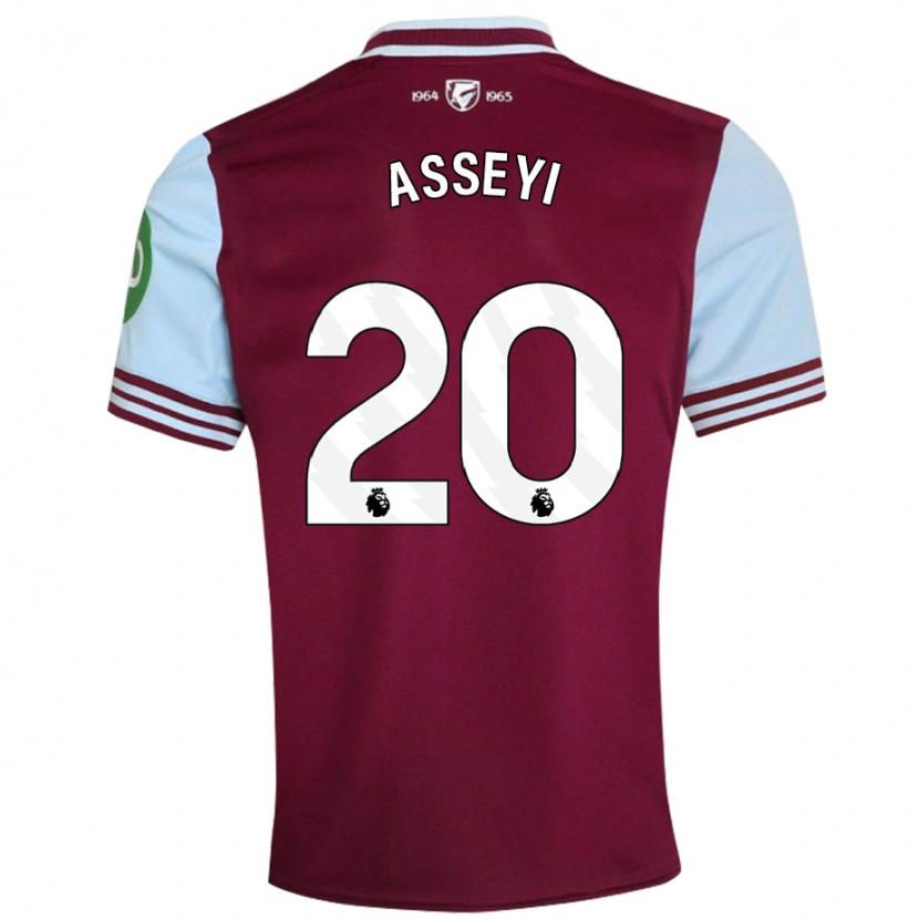 Danxen Kid Viviane Asseyi #20 Dark Red Home Jersey 2024/25 T-Shirt