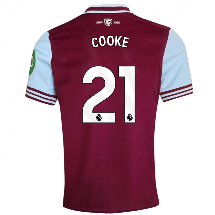 Danxen Kid Shannon Cooke #21 Dark Red Home Jersey 2024/25 T-Shirt