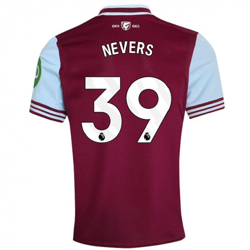 Danxen Kid Thierry Nevers #39 Dark Red Home Jersey 2024/25 T-Shirt