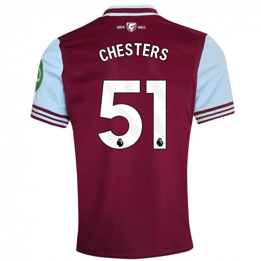 Danxen Kid Dan Chesters #51 Dark Red Home Jersey 2024/25 T-Shirt