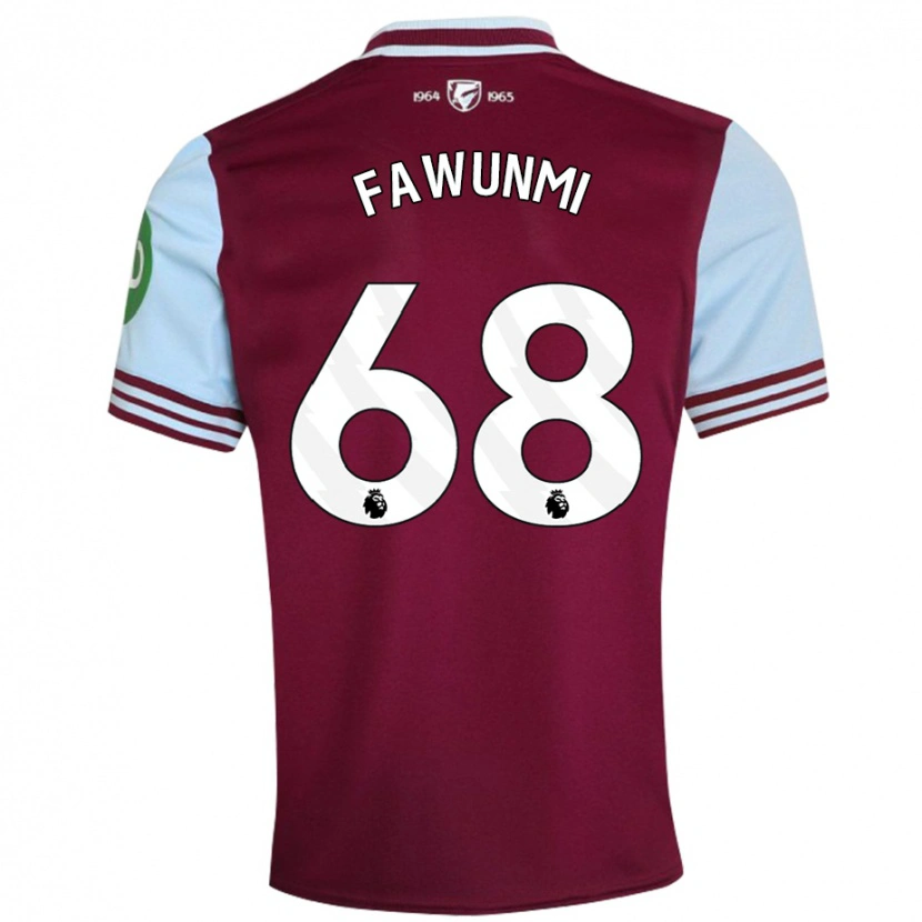 Danxen Kid Favour Fawunmi #68 Dark Red Home Jersey 2024/25 T-Shirt