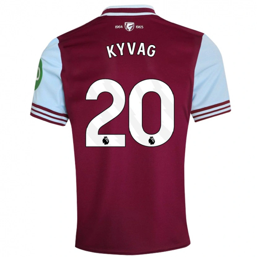 Danxen Kid Thea Kyvag #20 Dark Red Home Jersey 2024/25 T-Shirt