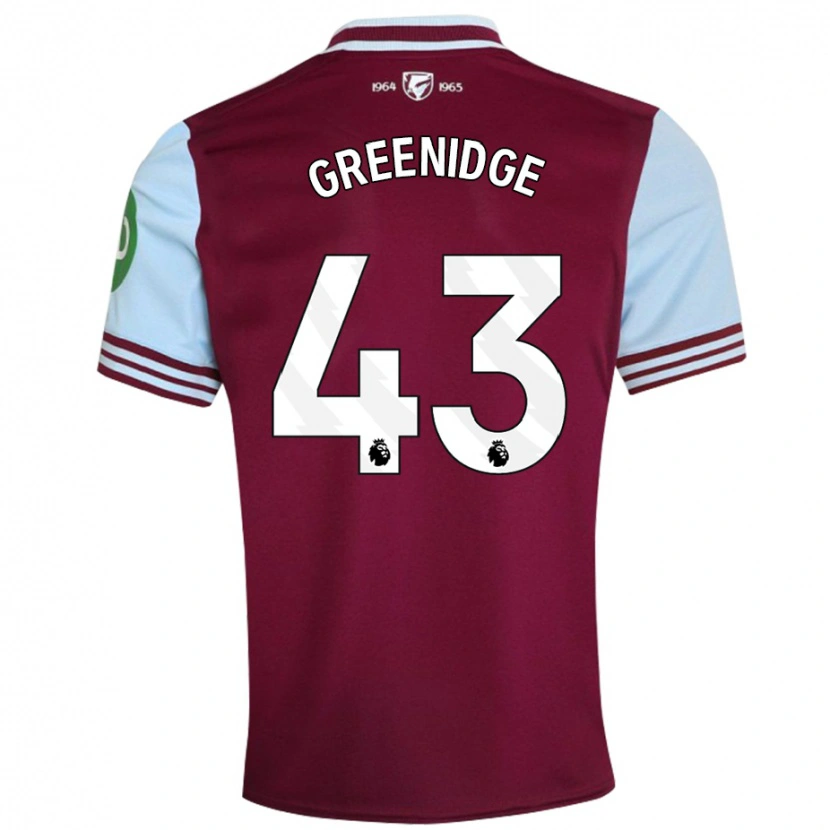 Danxen Kid Will Greenidge #43 Dark Red Home Jersey 2024/25 T-Shirt