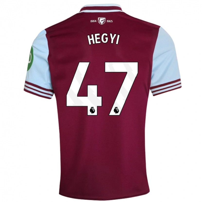 Danxen Kid Krisztian Hegyi #47 Dark Red Home Jersey 2024/25 T-Shirt