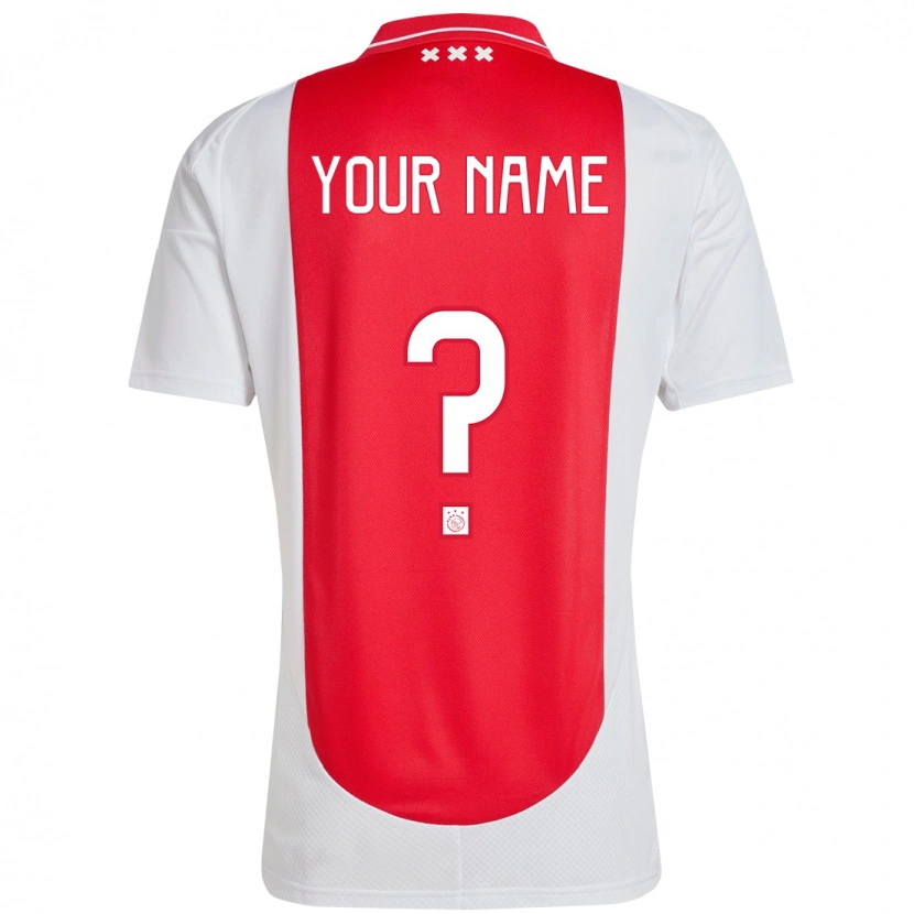 Danxen Kid Your Name #0 Red White Home Jersey 2024/25 T-Shirt