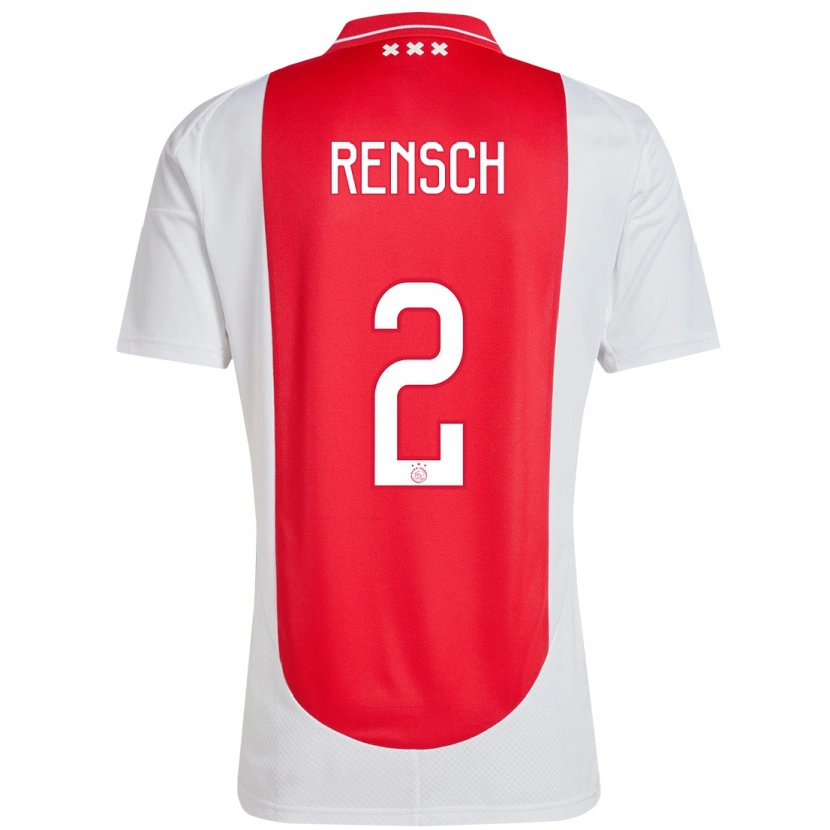 Danxen Kid Devyne Rensch #2 Red White Home Jersey 2024/25 T-Shirt