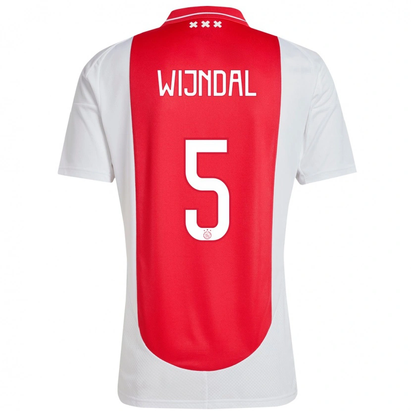 Danxen Kid Owen Wijndal #5 Red White Home Jersey 2024/25 T-Shirt